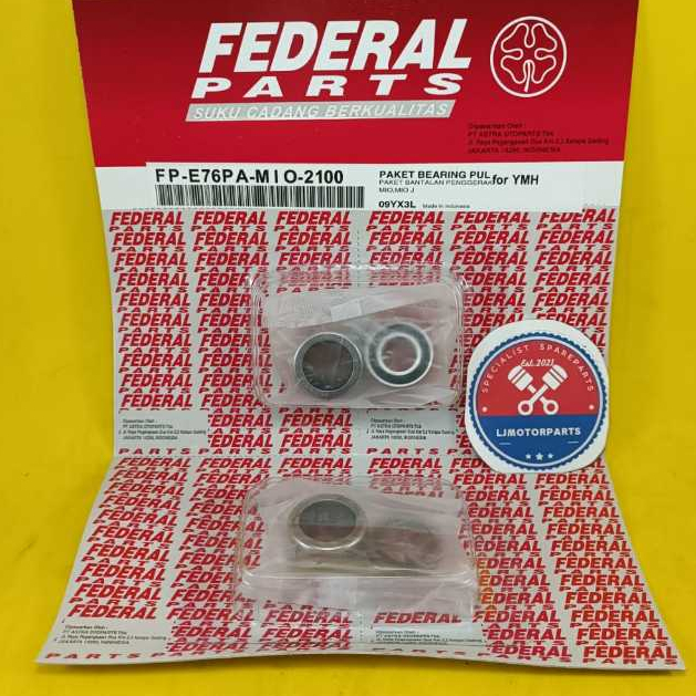 Bearing Laher Klaher Pully CVT Pulley Pully Set Bambu Roces  Federal Mio Sporty Mio Smile Mio Soul N