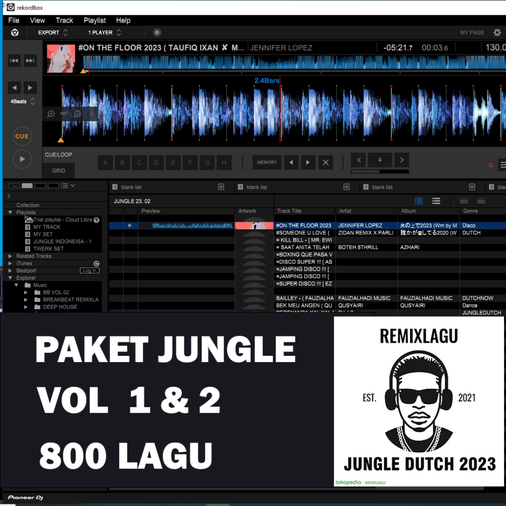 Jungle Dutch 2023 - Paket Lagu DJ Remix Genre Jungle Dutch 2023