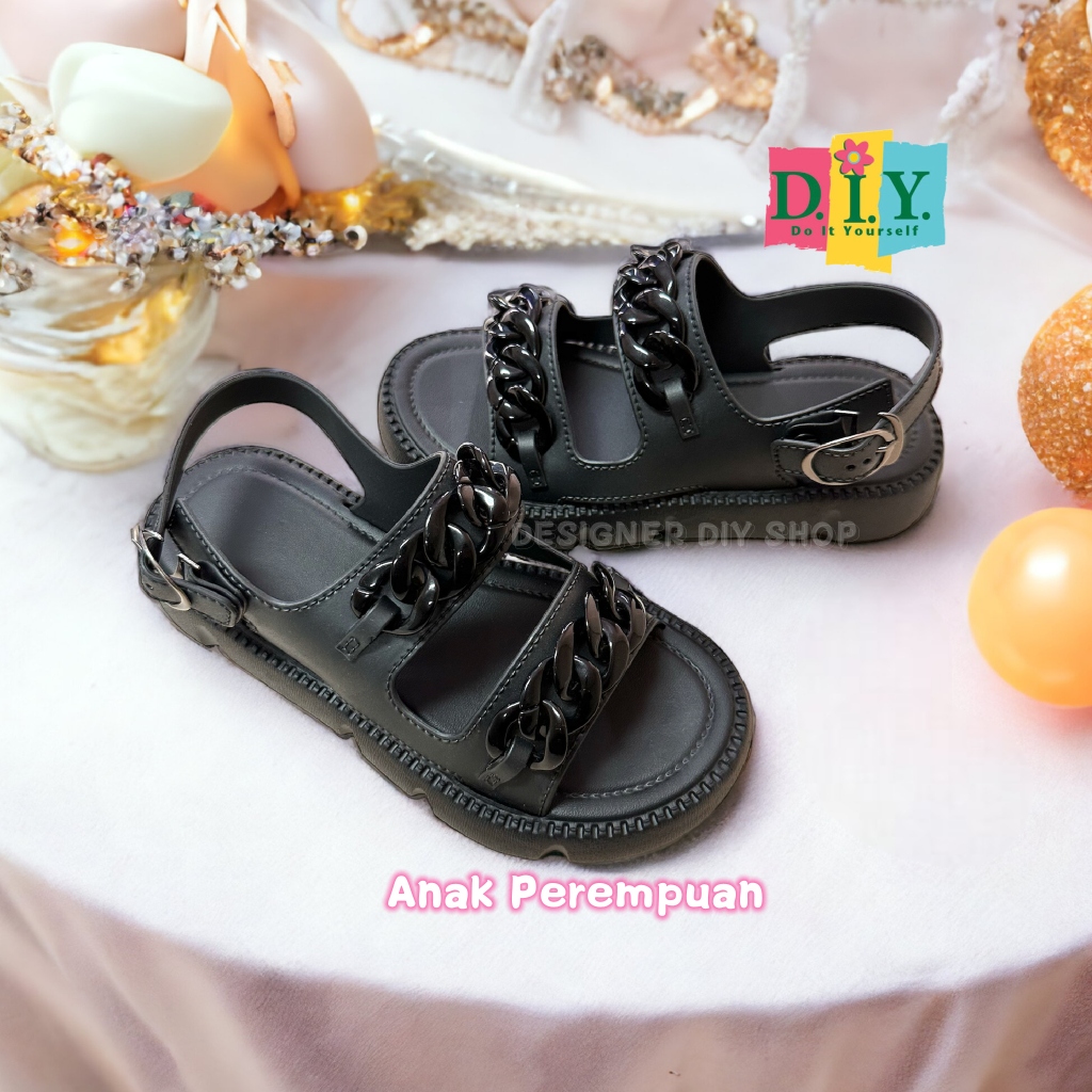 [D.I.Y.]Sandal Anak Perempuan Import Korea  Premium Terbaru
