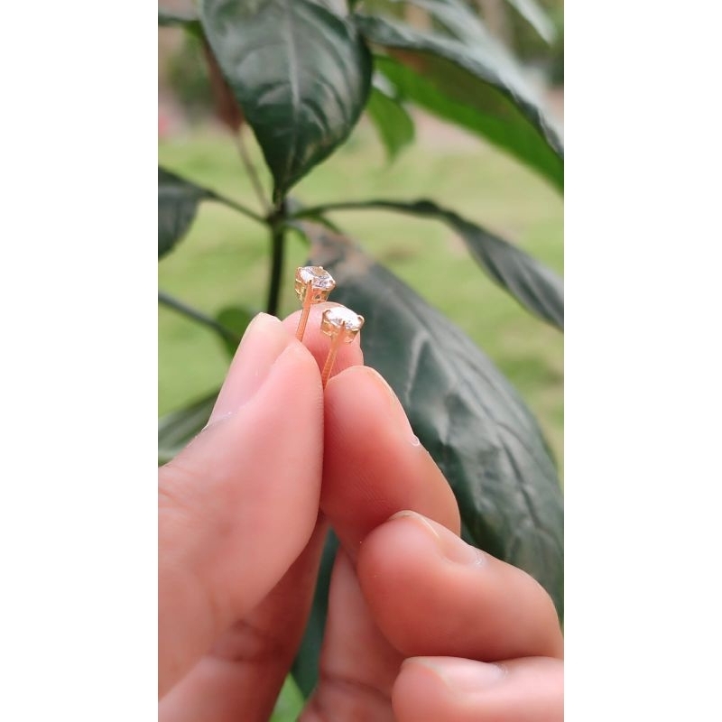 giwang desi perak925 berlapis emas24k