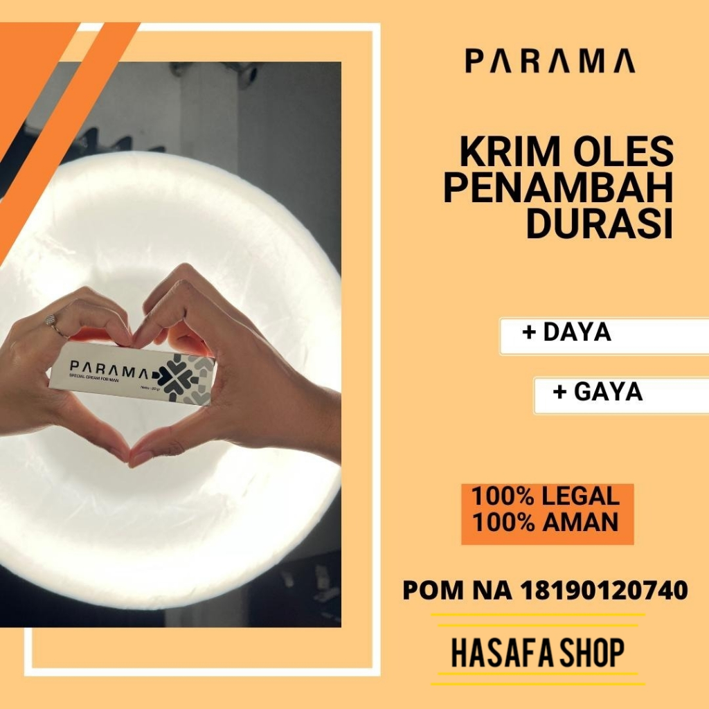 KRIM OLES PRIA PENAMBAH DURASI HERBAL PARAMA KEJANTANAN BPOM
