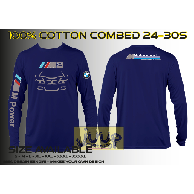 KAOS LENGAN PANJANG BMW M3 BEST QUALITY