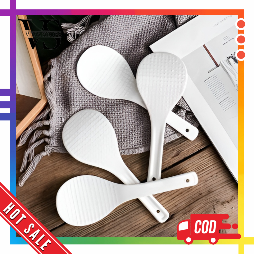 Centong Nasi Mini Anti Lengket / Centong-Sendok Nasi Tebal & Anti Lengket Berbahan Plastik