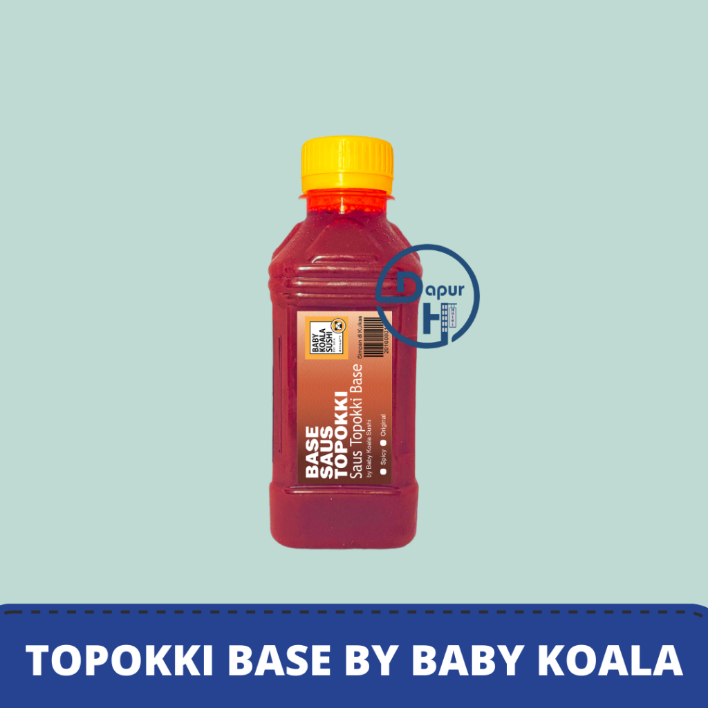 

SAUS TOPOKKI Base By Baby Koala Sushi 250 ml For 500ml | Saus Tteok Instan.