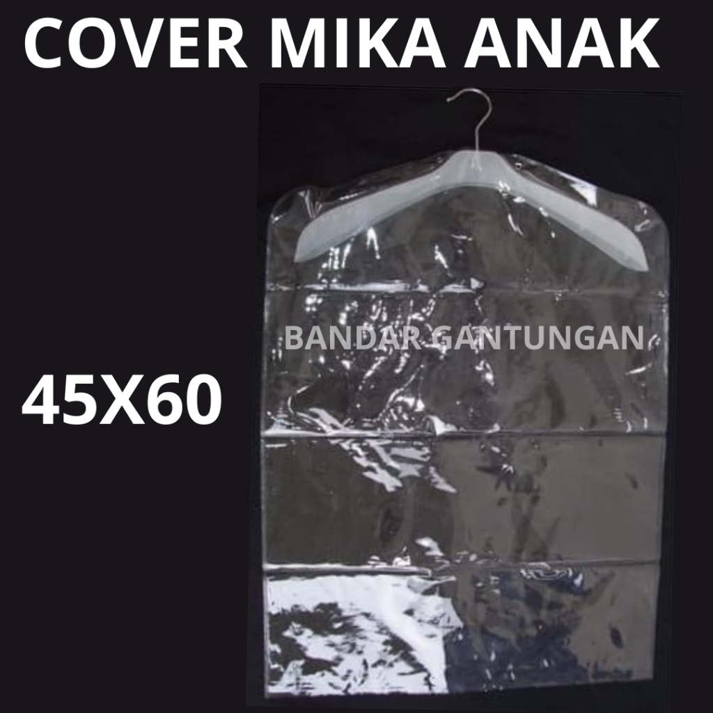 Plastik Mika Baju 45x60 cm Plastik Cover Pelindung Baju Cover Anak Anak-BH
