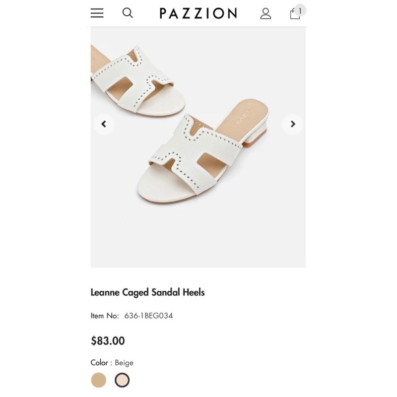leanne caged sandal heels pazzion
