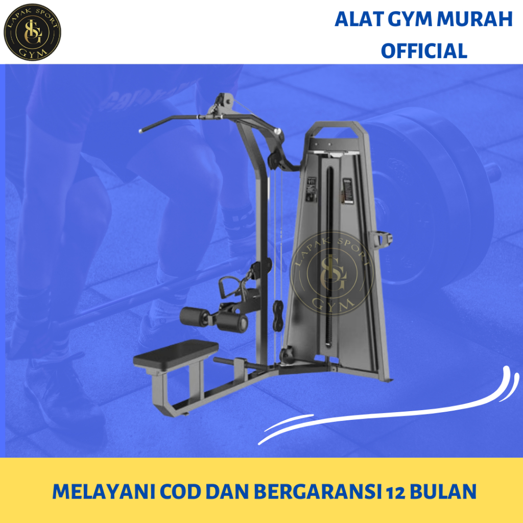 Alat Fitness Lat & Pulley Machine DHZ E3085 Commersial Gym - Alat Olahraga Komersil
