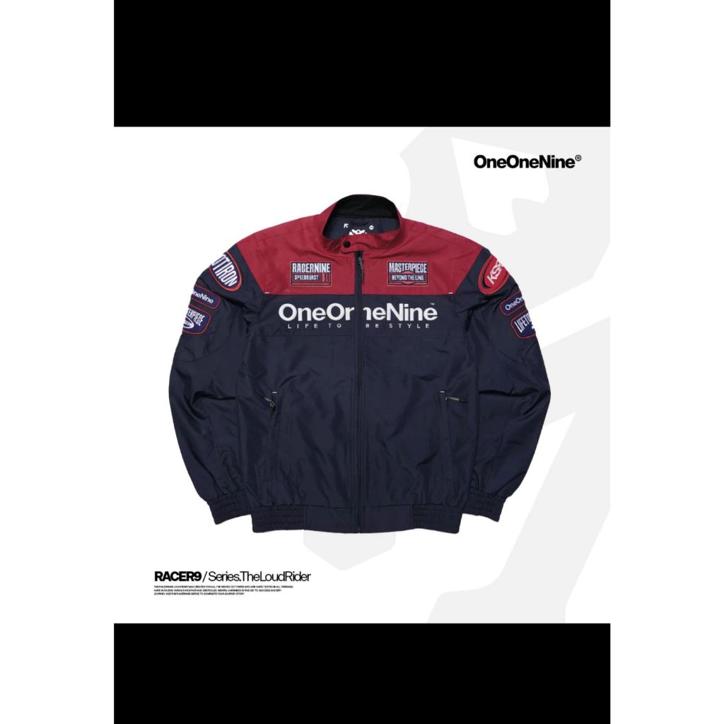 JACKET RACERNINE LOUD RIDER NAVY RED SERIES | KSR ONEONENINE