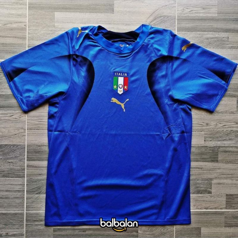 Jersey Retro Italia Home Piala Dunia 2006