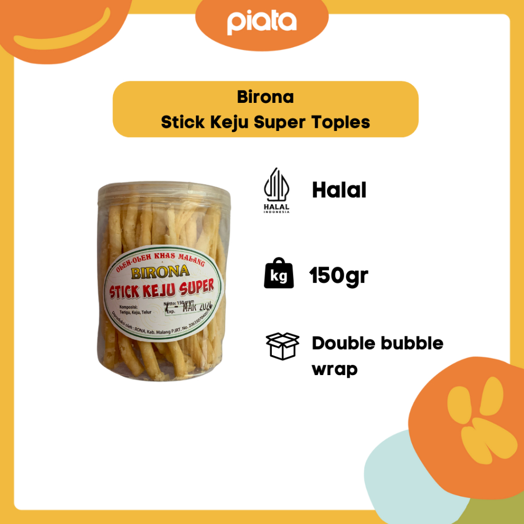 

Birona Stik Keju Super Toples - Enak Renyah