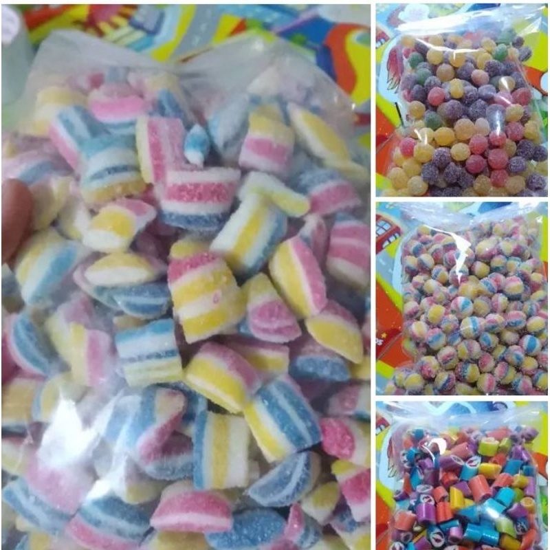 

Permen Paket 5 kg permen buah stiky bola bantal halal