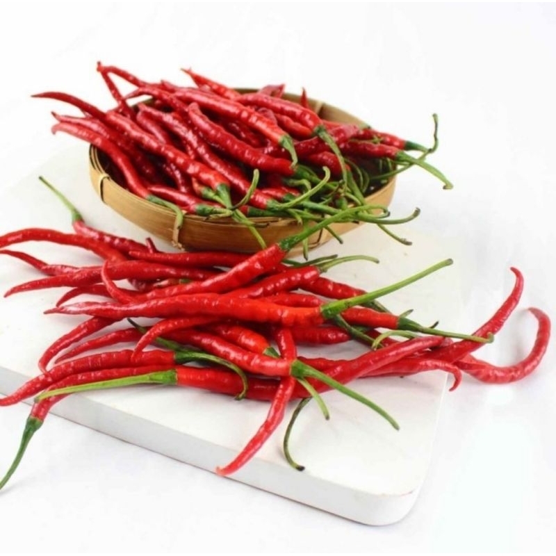 

Cabai Keriting Merah | Curley Red Chili 250 Gram