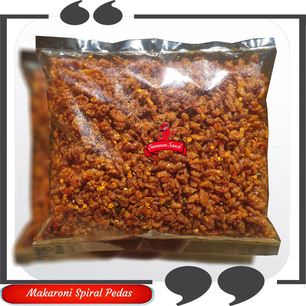 

Makaroni spiral rempah daun jeruk 250 gram