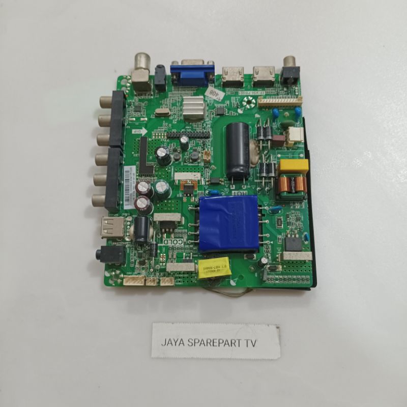 MB - MAINBOARD - MOBO - MOTHERBOARD TV LED POLYTRON PLD 32D1550 MESIN TV