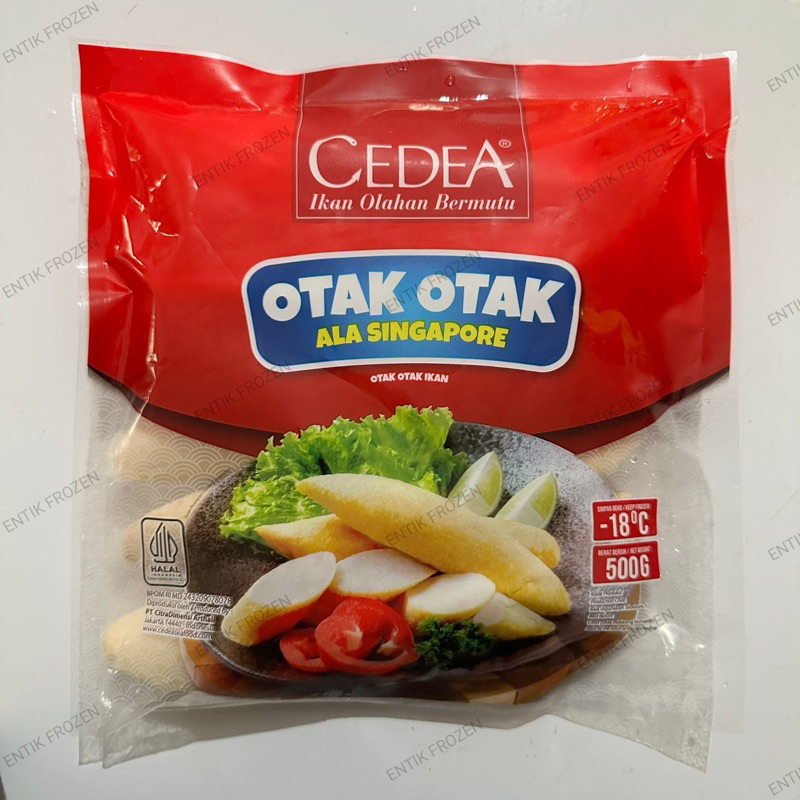 

Otak-Otak Singapore Cedea 500gr [ Kemasan Terbaru ] Entik
