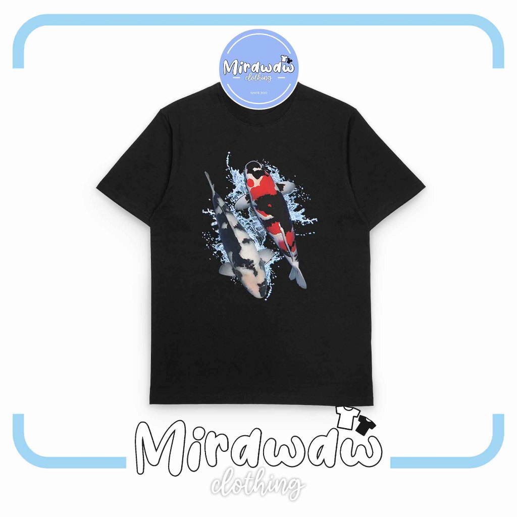 Kaos Ikan Koi Swim Duo Baju Distro