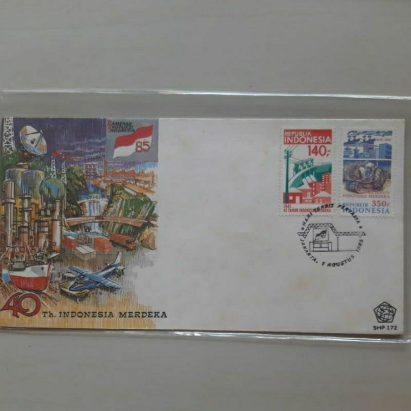 

Perangko prangko SHP 1985 40 tahun Indonesia merdeka