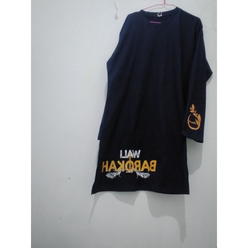 KAOS TUNIK WALIBAROKAH BY ZOKAMSTORE Cotton COMBED 24S