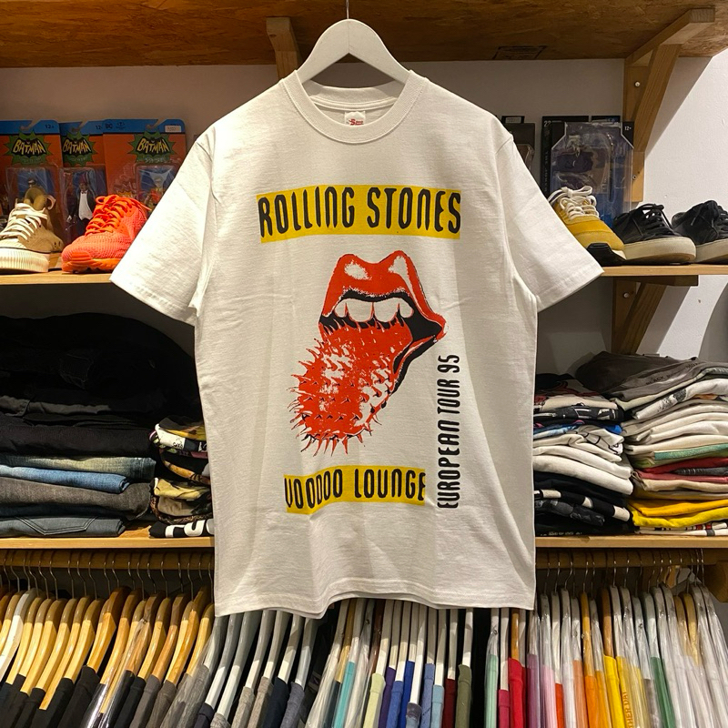 ROLLING STONES - EUROPEAN TOUR TSHIRT WHITE