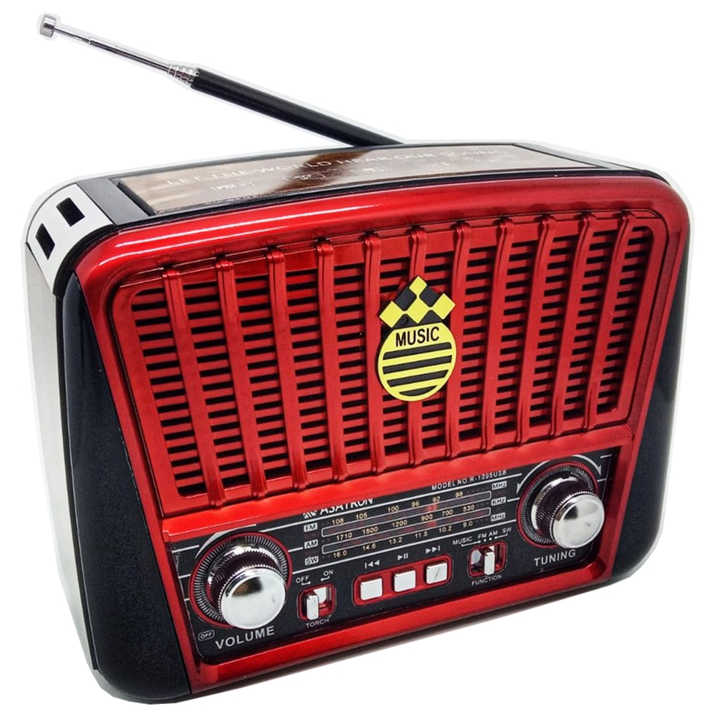 Radio Portable Asatron R-1094 Am Fm bisa usb mp3