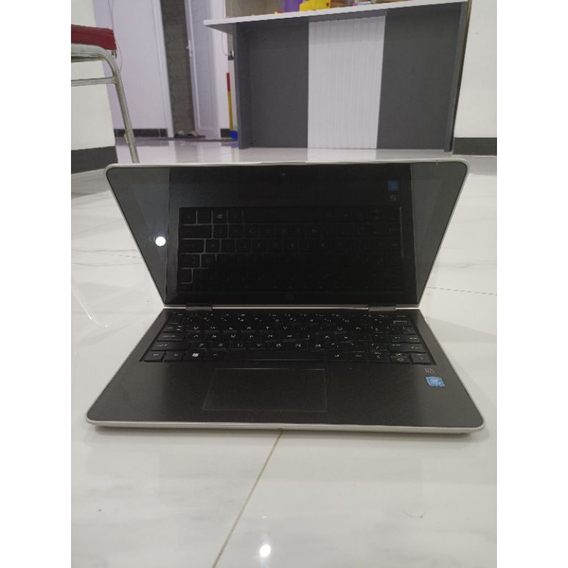 Notebook HP 11-ab128TU X360, Celeron-N4000, Ram 4/500Gb, Touchscreen, Flip, Bisa jadi Tab, Mulus sep