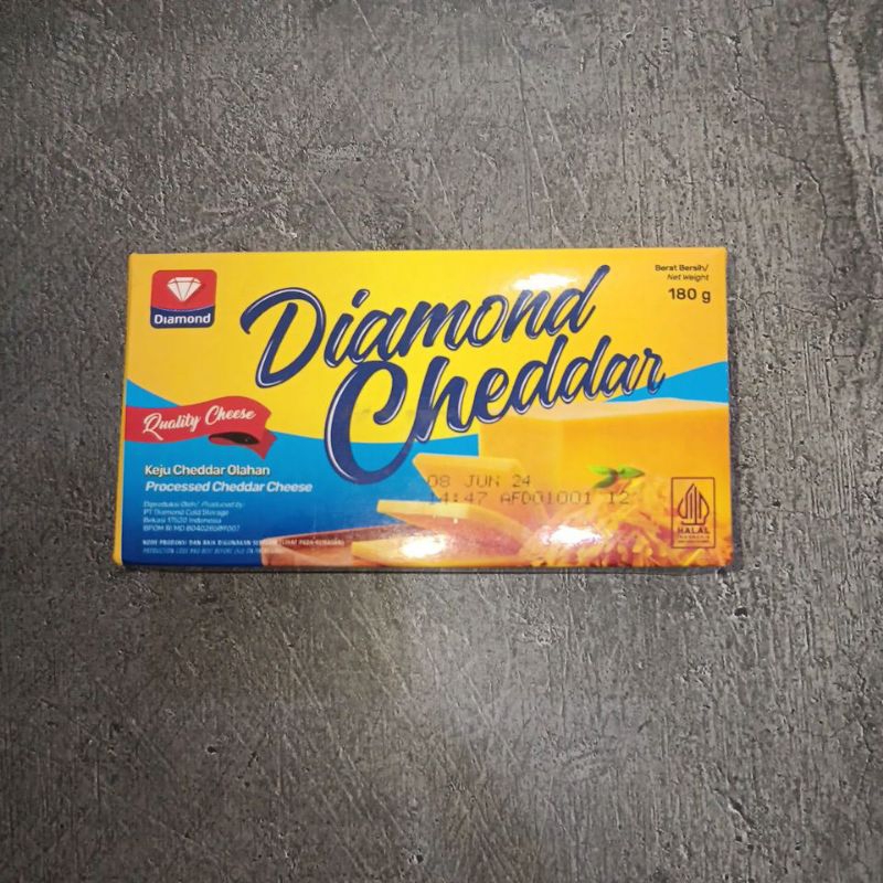

Keju Diamond Cheddar 180gr