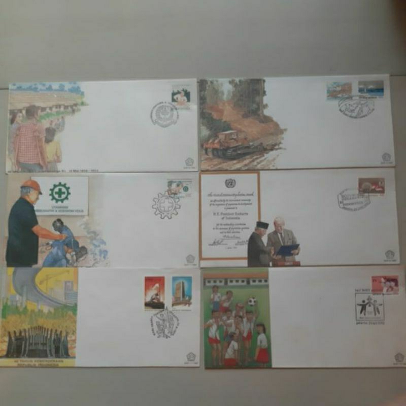 

Perangko prangko set 6 SHP tahun 1990