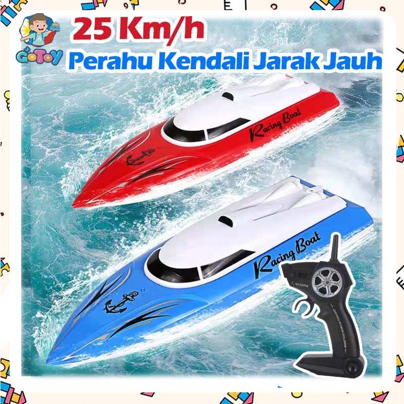 2.4GHz Kapal Remote Control Super Besar Model Kapal Remote Control Nirkabel Tahan Air Listrik RC Rac