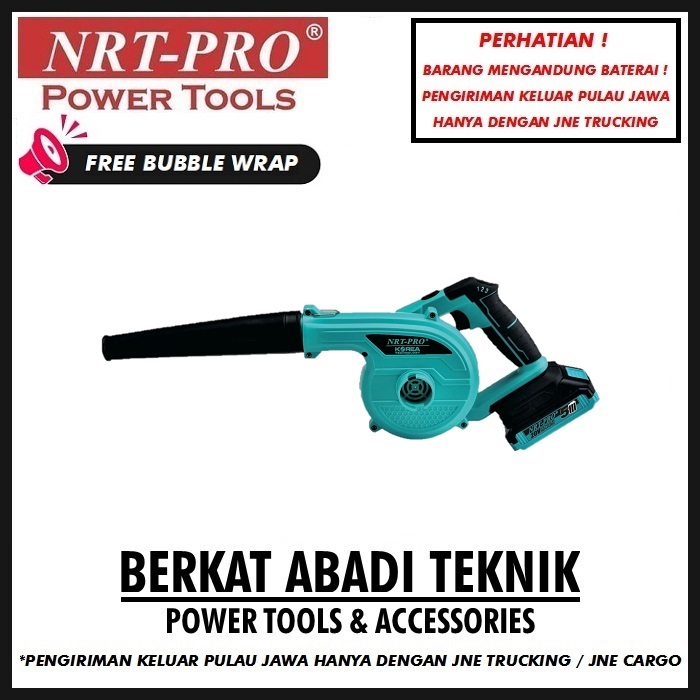 NRT-PRO DB 28 DC Mesin Hand Blower Cordless 20V Elektrik Tiup Angin Tangan Baterai Batre DB28 DC DB2