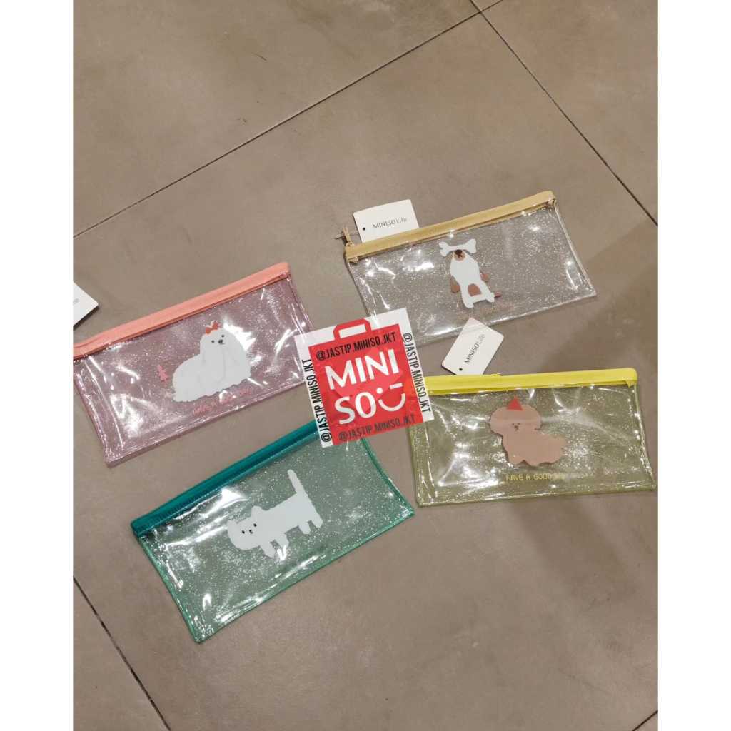 

MINISO Stationery Case / Tempat Pensil Serbaguna (sz.20x10cm)