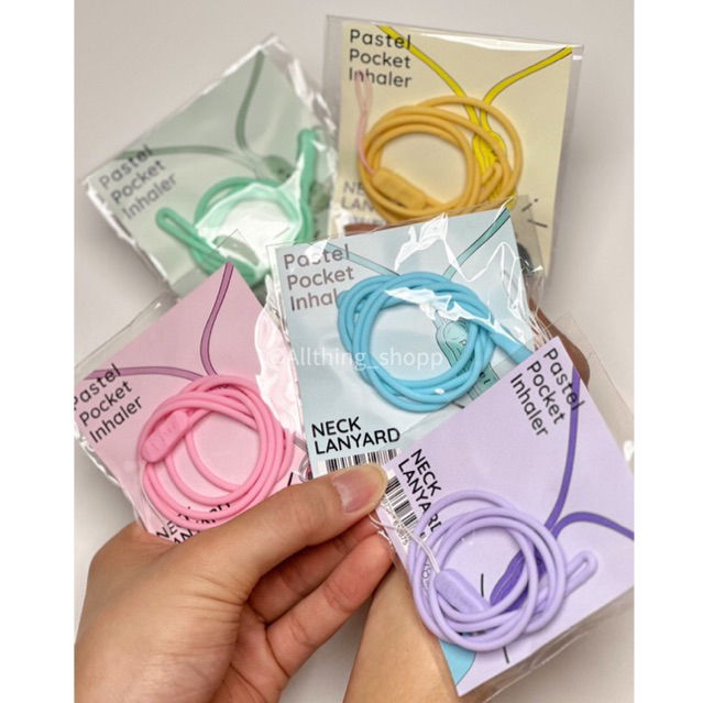 

Pastel Pocket Inhaler Lanyard Ori Thailand (Hanya Lanyard, tidak include inhaler)