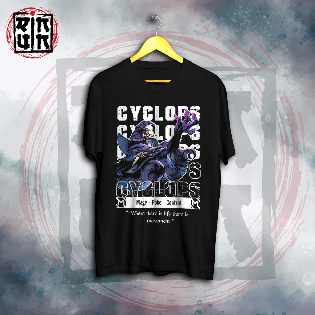 Tshirt Kaos Distro Cyclops Mobile Legends Hero