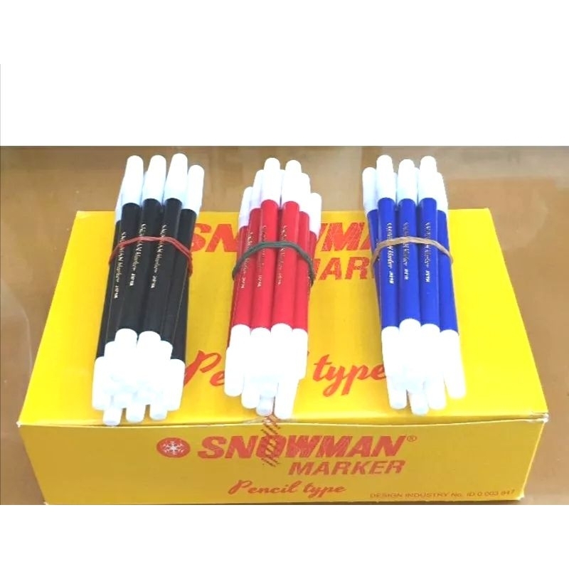 

Spidol hitam murah 144 buah / spidol kecil montana / spidol hitam