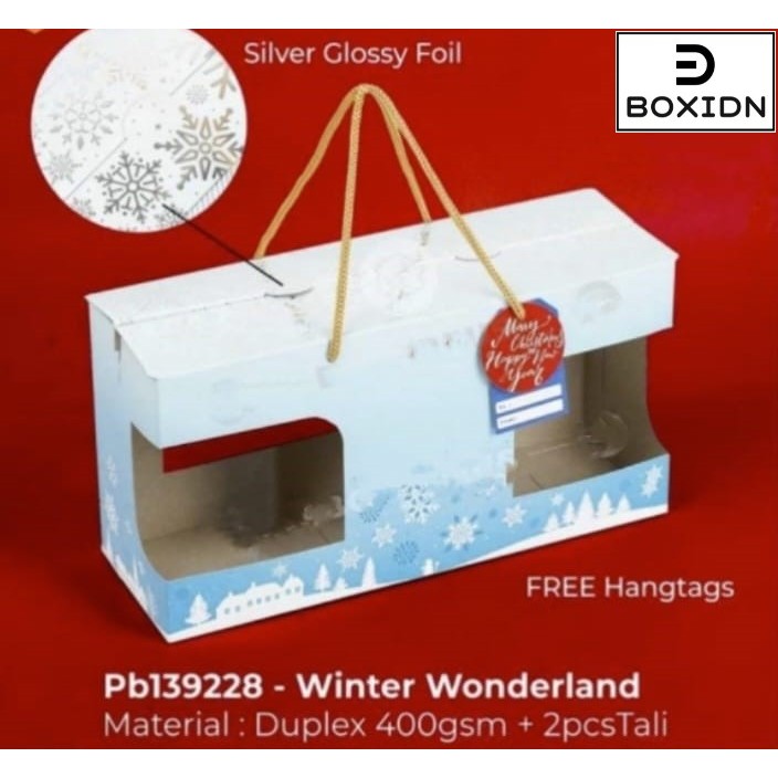 

(Free Hangtag) White Blue Soft Box natal 3 jar 600ml Box Natal 3 Jar 750ml box cookies Natal Gable box nAtal Gable Box 3 Jar Box Tenteng Natal Box Jinjing Jar Cookies Natal Box parcel Christmas Box Parcel Natal