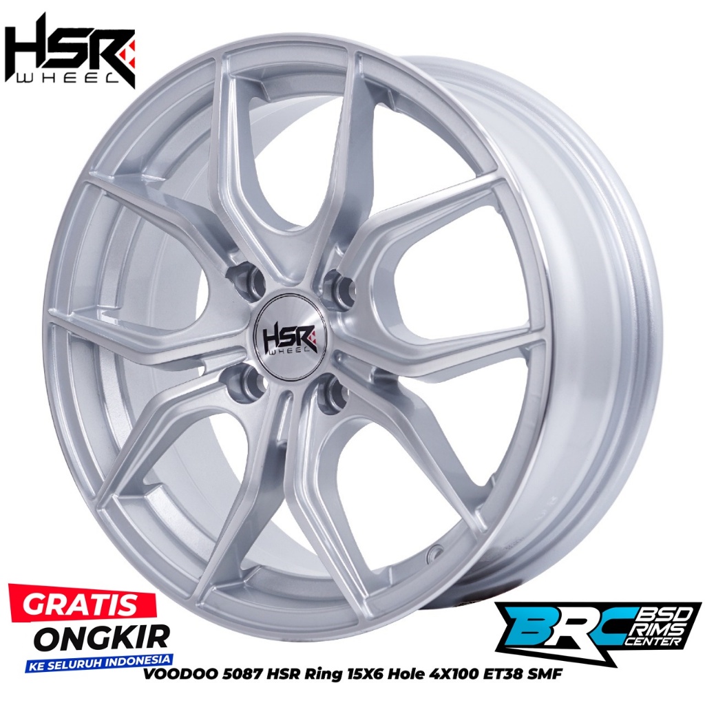VELG MOBIL BRIO HSR R15X6 H4X100 ET38 SMF