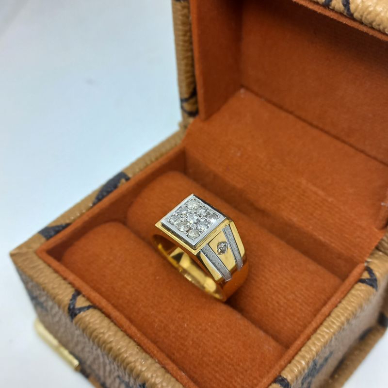 cincin pria full berlian banjar free memo