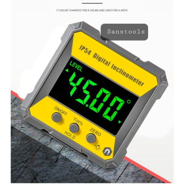 

IP 54 Digital inclinometer / digital angle protractor mini level box Berkualitas