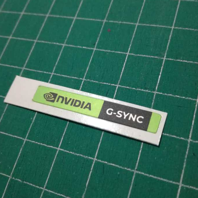 Stiker Nvidia G-SYNC