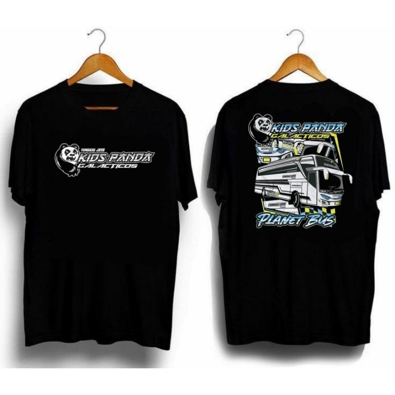KAOS BIS TUNGGAL JAYA KIDS PANDA GALACTICOS PLANET BUS || KAOS BIS || DTF PRINTING