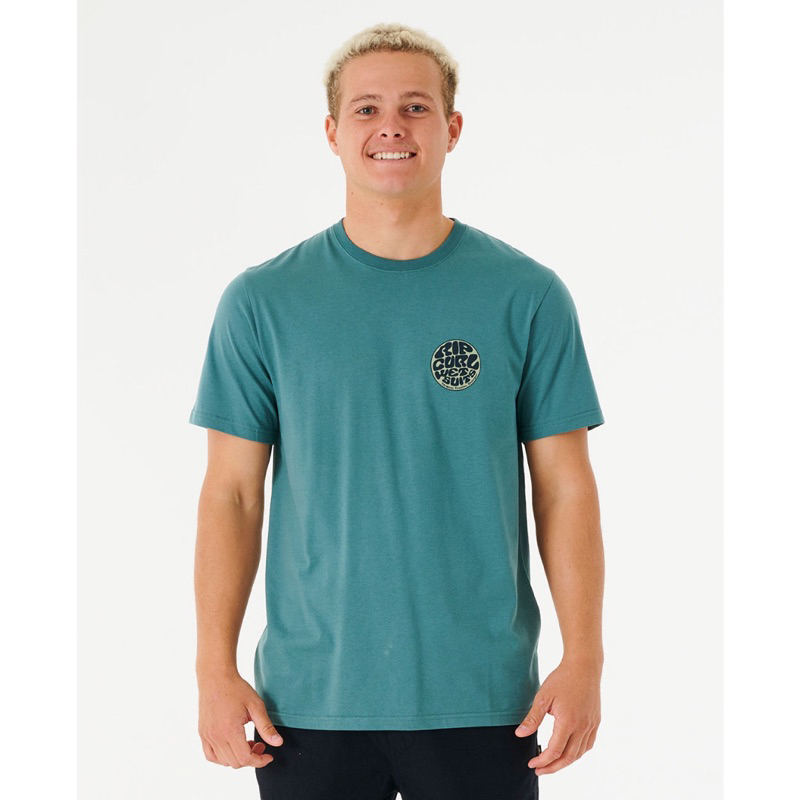 Kaos Rip Curl Original | Rip Curl Wetsuit Icon Tee Bluestone