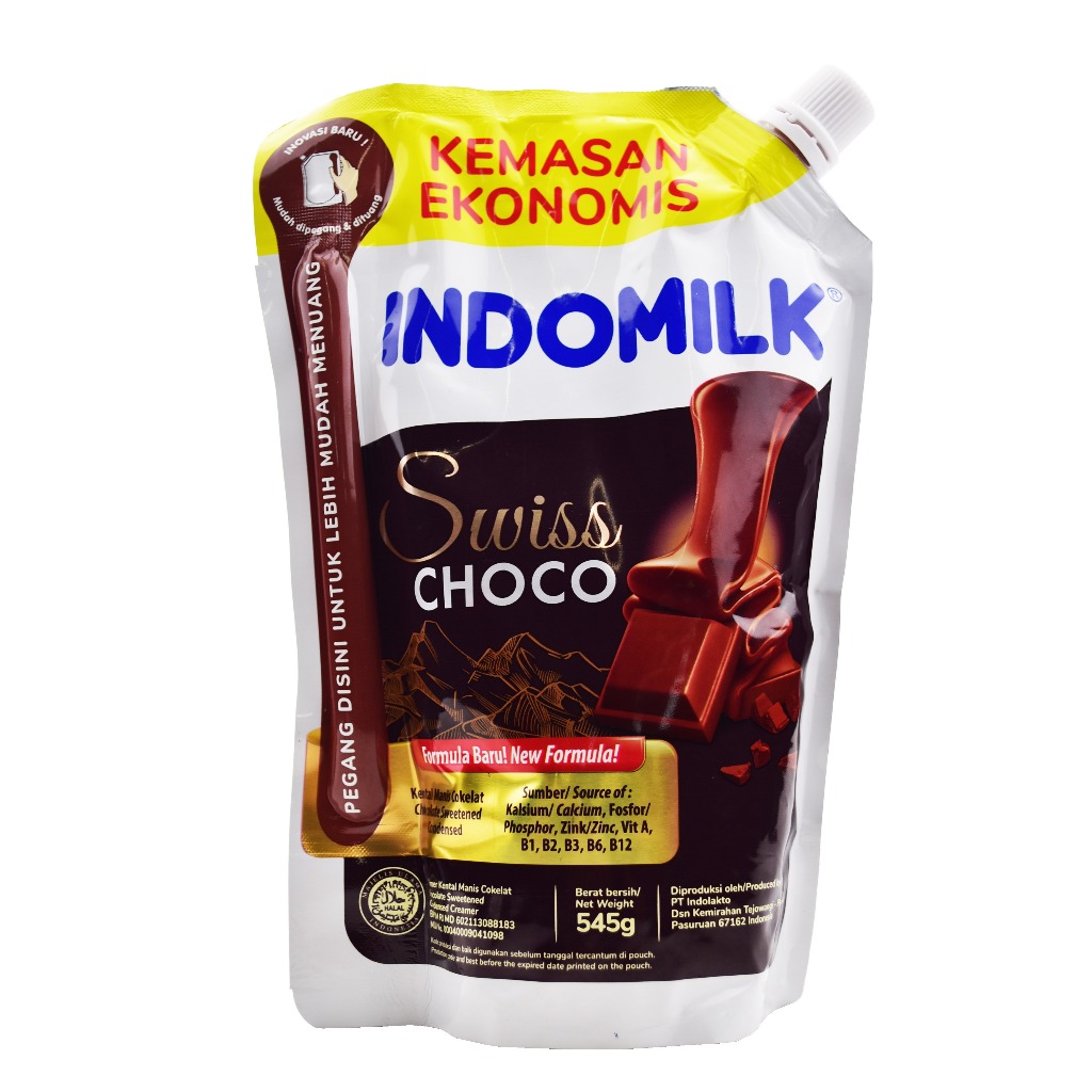 

INDOMILK KENTAL MANIS POUCH 545G SWISS CHOCO.