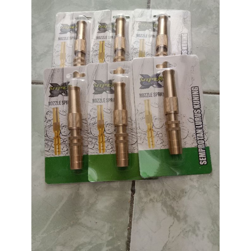 NOZZLE SPRAY/semprotan kuningan/semprotan air/semprotan lurus kuningan/ semprotan air serbaguna