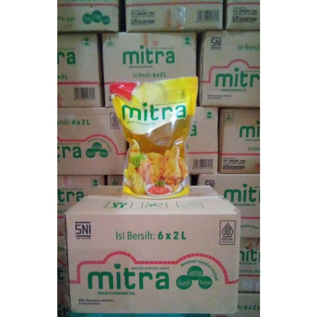 

MINYAK GORENG MITRA 2 LITER isi 6 pouch perdus