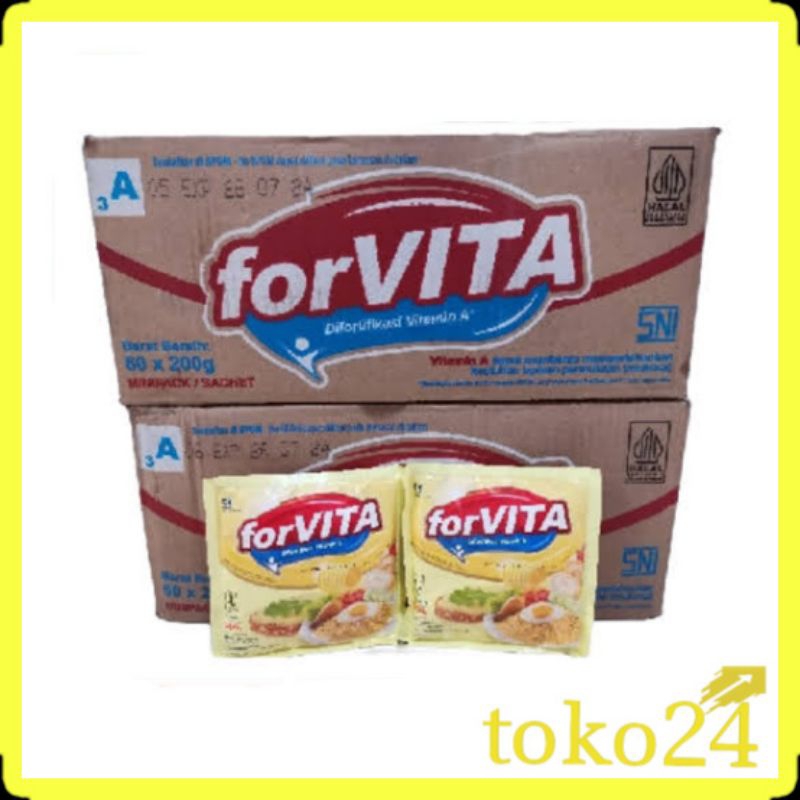 

ForVita Margarin 200 gr 1 Dus isi 60