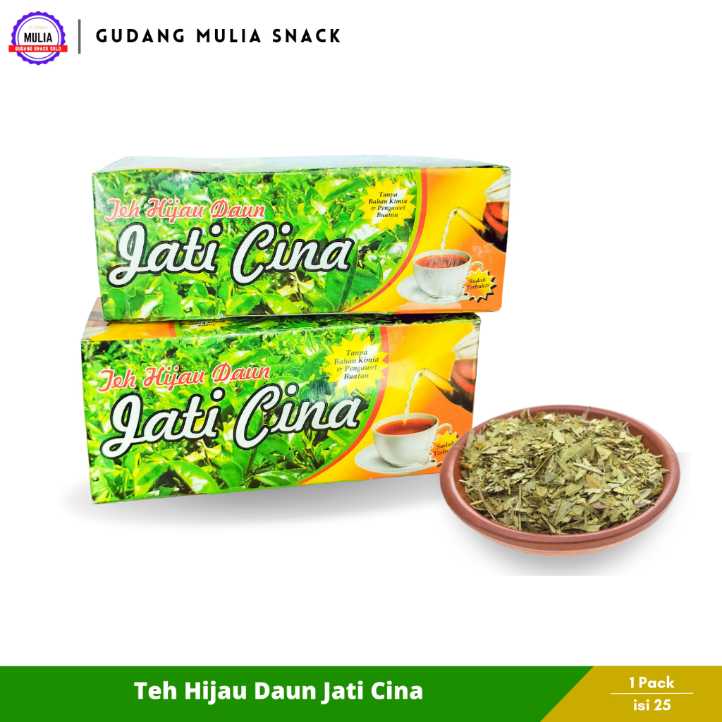 Teh Hijau Daun Jati Cina Celup