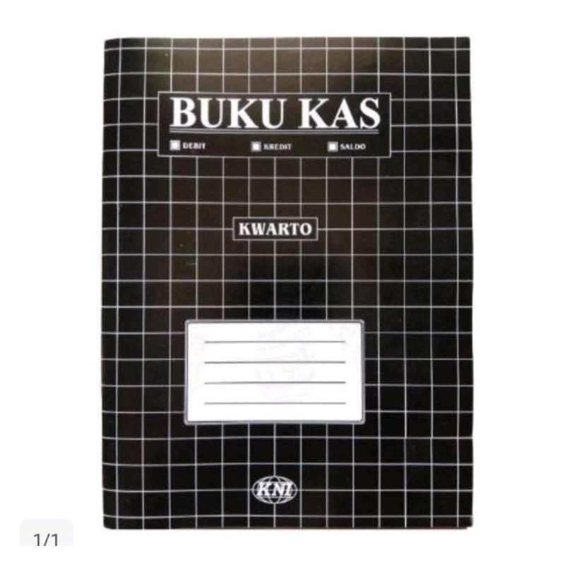 

Buku kas hitam ukuran Quarto