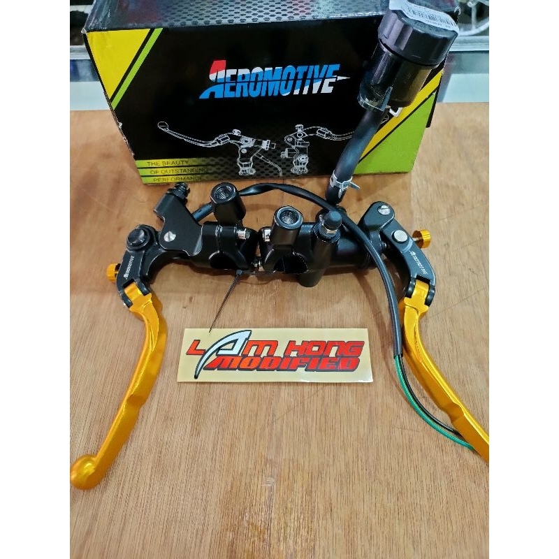 MASTER REM (AEROMOTIVE) KIRI KOPLING TABUNG PISAH BULAT