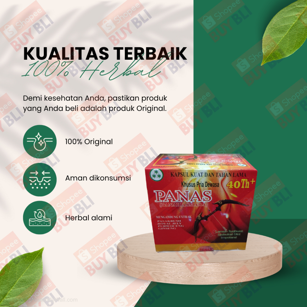 

Suplemen Herbal Kesehatan Kapsul (Panah) Asmara Original Kapsul Obat Jamu Pria (Kuat) Dan Tahan Lama