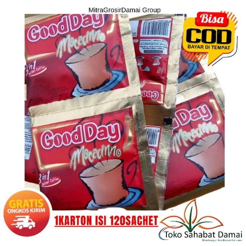 

Kopi Goodday Mocacinno 1Dus (120Sachet/12Rcg)