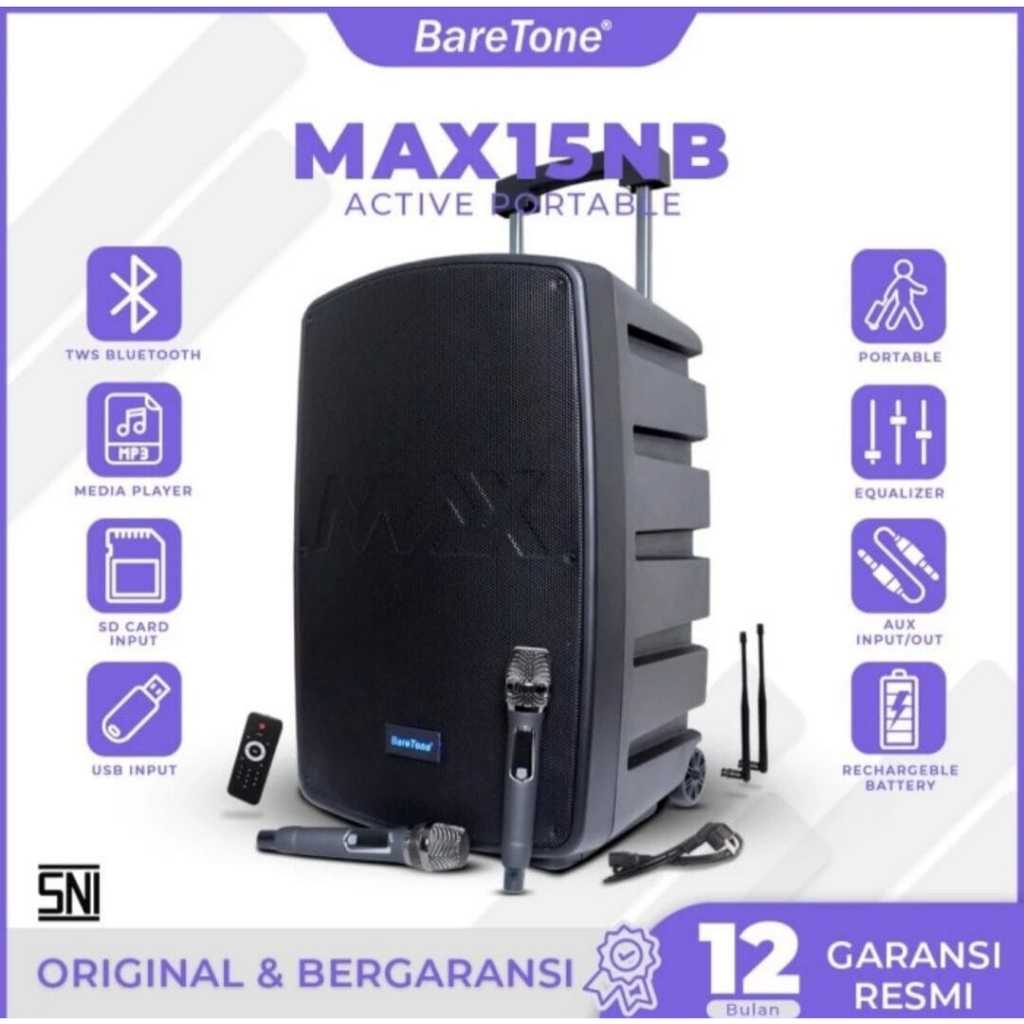 SPEAKER ACTIVE PORTABLE BARETONE 15 NB